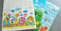 TẤM DÁN TƯỜNG 3D - CÁCH NHIỆT - CÁCH ÂM .