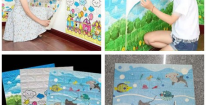 TẤM XỐP DÁN TƯỜNG HOẠT HÌNH CHO BÉ 2019 